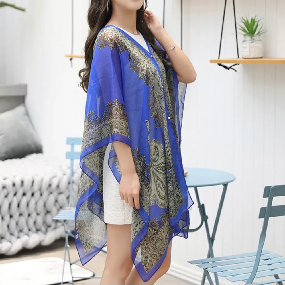 Women's Cover Up Poncho Beachwear
Dress Summer Kaftan Top